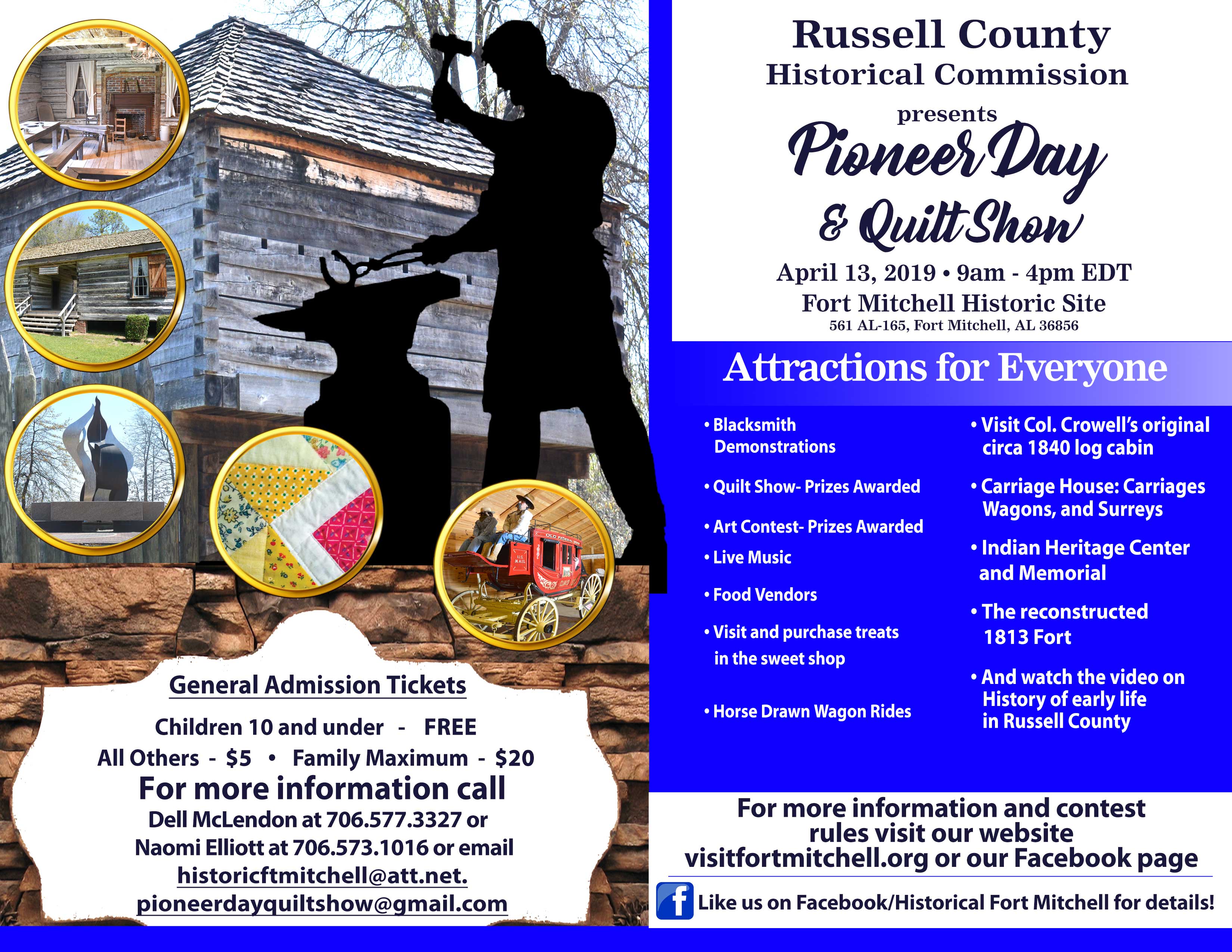 Fort Mitchell Historical Site Built in 1813